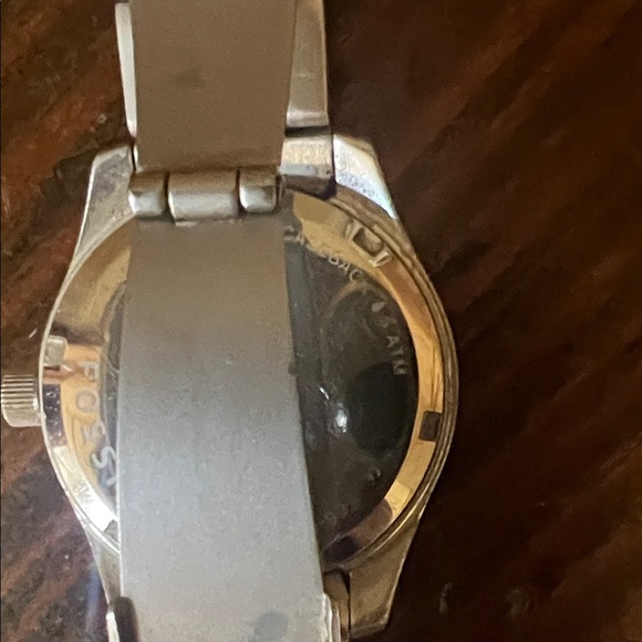 Fossil Retro Traveler Stainless Steel Watch EUC - Picture 9 of 12